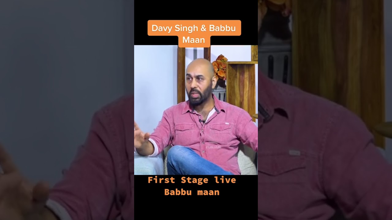Davy singh and Babbu Maan first stage live show impression 🔥😍❤️#babbumaan