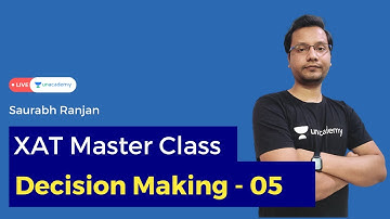 Decision Making for XAT 2022 | Practise Questions and answers |5| Saurabh Ranjan |CAT|