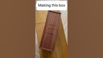 30 second mitred bottle box build #woodworking #diy #build #wedding
