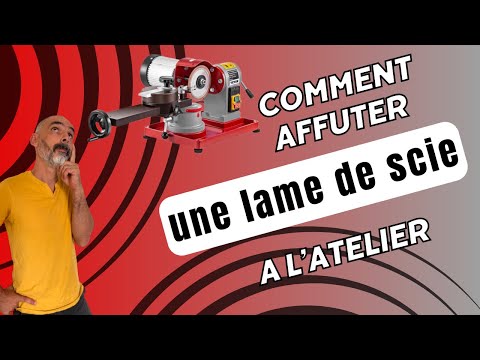 Vidéo: Comment affûter une scie circulaire ?