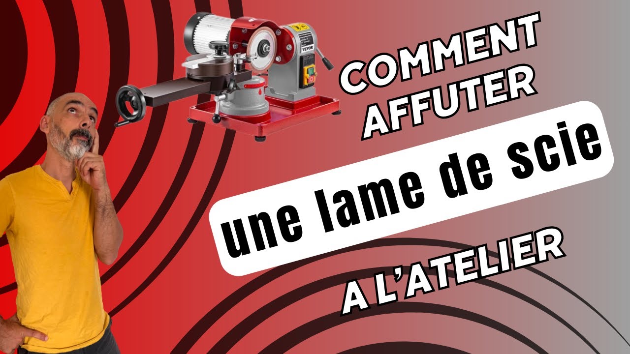 Affûteur de lame de scie circulaire 250 W, meuleuse à eau 2850 tr/min,  affûteuse de lame de scie circulaire de table, affûteuse 80-700 mm