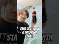 投げナイフでコーラを貫くと…【If you pierce a cola with a throwing knife...】#shorts