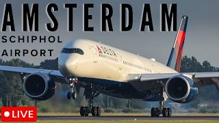 🔴LIVE Amsterdam Schiphol Airport Plane Spotting 🛫