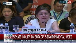 WATCH: Senate investigates Boracay's environmental woes | 2 March 2018 (Part 2)
