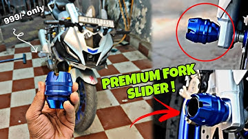 BEST UNIVERSAL FORK SLIDER FOR ALL BIKES & SCOOTY 😍🔥|| R15M MODIFIED