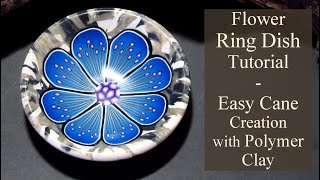 Full This polymer clay trinket dish turned out so cute - Try out this flower cane tutorial Guide