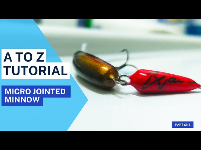 A to Z Lure making Tutorial Micro Deep Diver Balsa wood Jointed