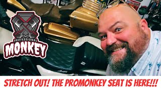 Stretch out! The Best Seat Available for Harley Davidsons? The ProMonkey seat by @Advanblack !!