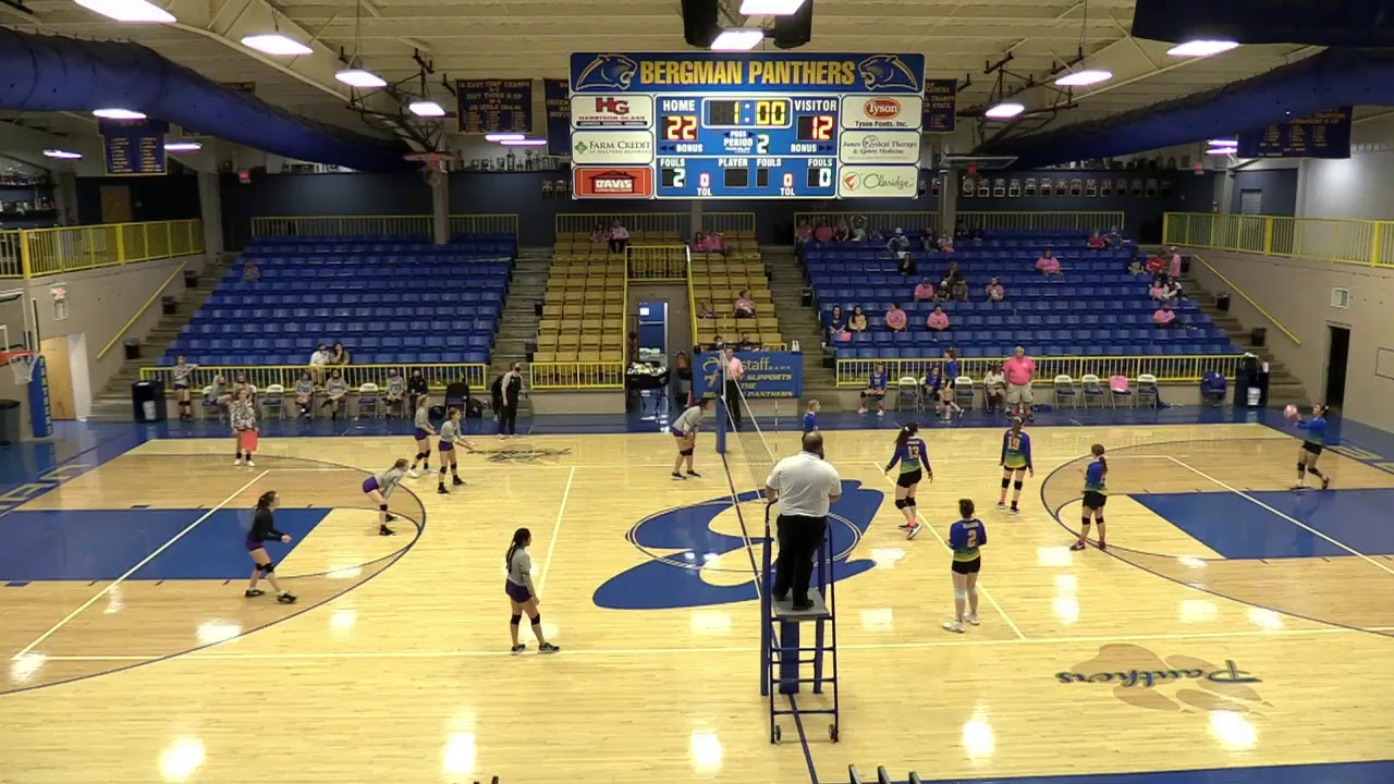 10/12 VOlleyball Bergman vs Riverview YouTube