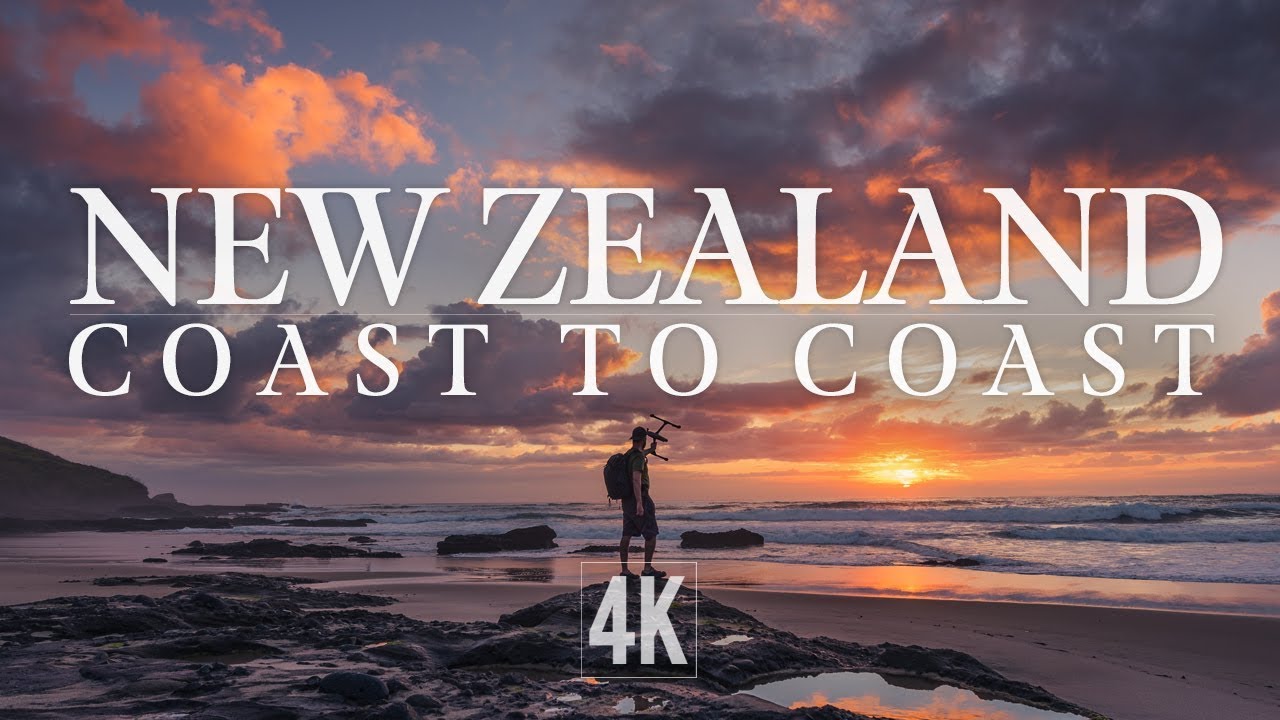 New Zealand Coastline by Drone 4K (North Island)