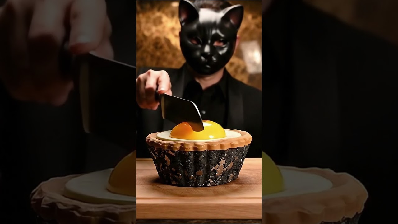 Slicing a Lithium-Ion Egg Tart | AI ASMR | Toxic Pastry from the Battery Lab 