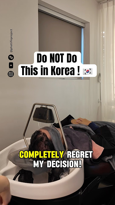AVOID The 15 Step Korean Scalp Treatment In Korea At ALL Costs! #korea #headspa #scalptreatment