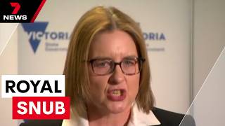 Victorian Premier Jacinta Allan refuses to meet Royals in Canberra | 7NEWS