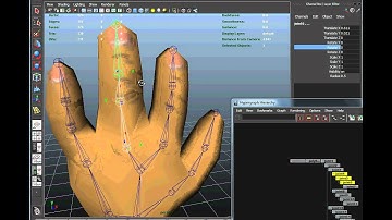 Maya Hand Modeling Tutorial #5 - Adding a skeleton