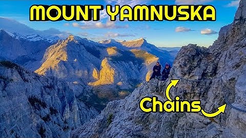 Mount  Yamnuska - Chain Section - Igorot Hikers