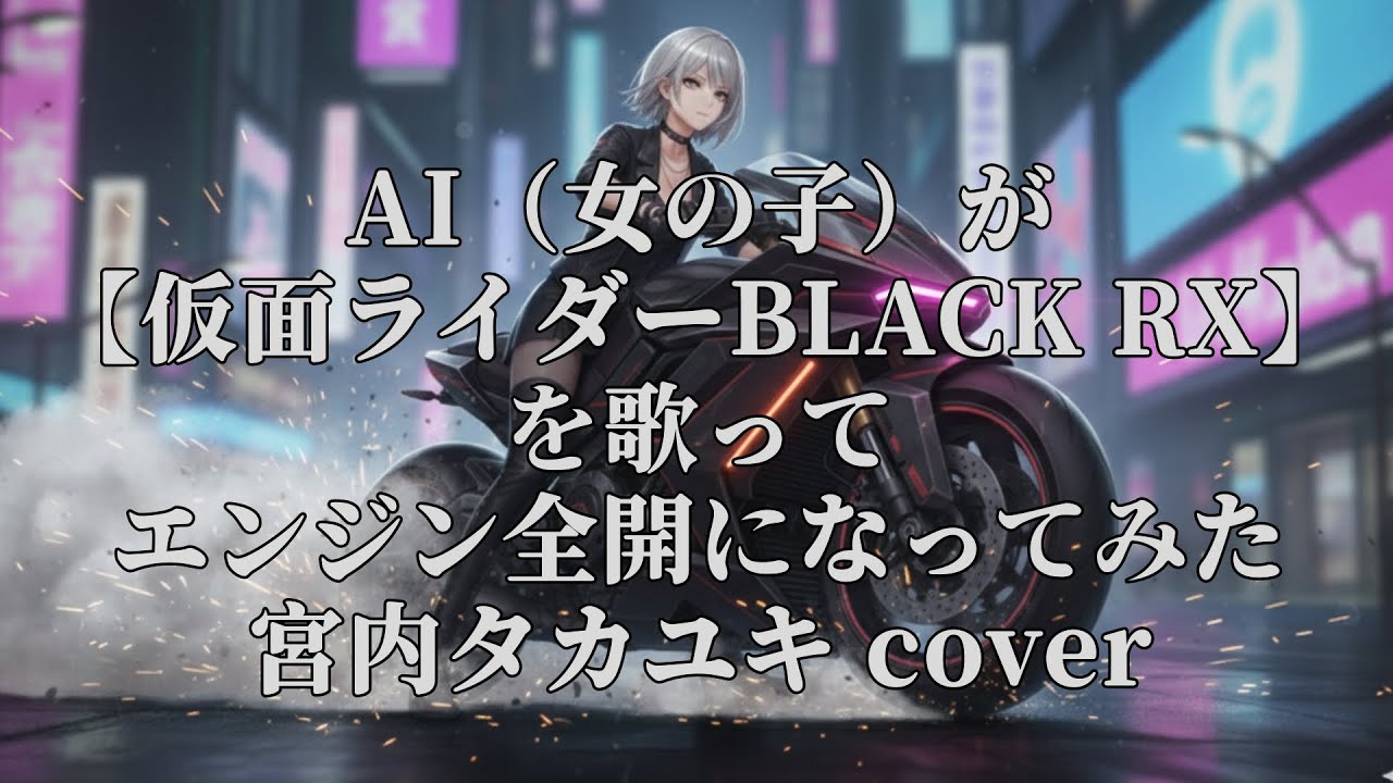 宮内タカユキ【仮面ライダーBLACK RX】をMETAL AI coverしてみた