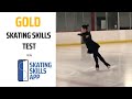 Gold skating skills test formerly the senior moves in the field test