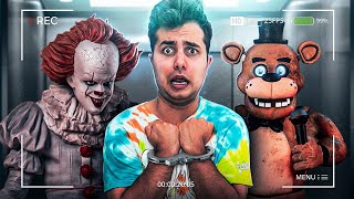 ESCAPE DO ELEVADOR DOS MONSTROS IT A COISA, ANIMATRONIC, BALDIS NO ROBLOX !