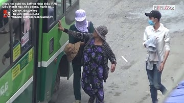 Video Công an dẹp các quán nước ở trạm xe buýt gần Suối Tiên