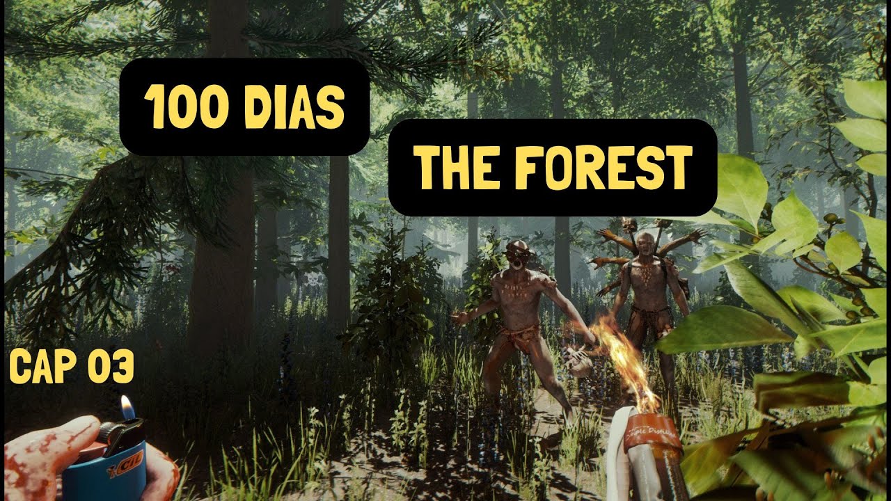 Sobrevivendo ao ataque dos CANIBAIS - 99 dias em THE FOREST #theforest ...