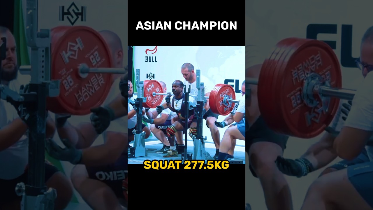 ￼Meet the 59 kg powerlifting legend. 💪🏋️‍♂️