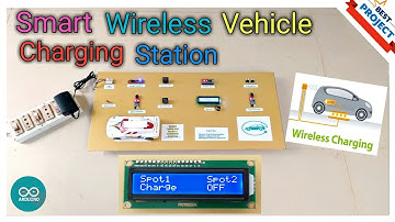 8. Vehicle Wireless Charging Station | Car Detection | Power Saving | Dual Spot | IR Sensor | 2024