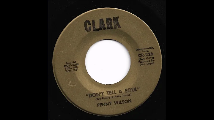 Penny Wilson - Don't Tell A Soul