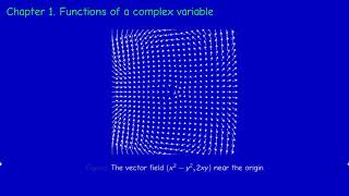 M3304 -  Holomorphic functions - Chapter 1 - Part 1