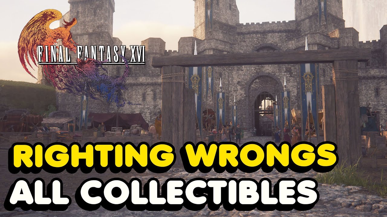 Final Fantasy 16 - Righting Wrongs All Collectibles (Weapons, Accesories, Curiosities...)