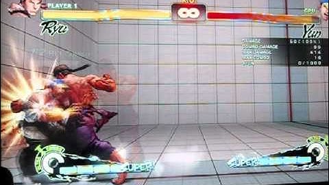 SSF4: Arcade Edition  - Ryu Combo Video Part 2