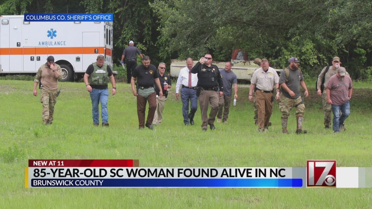 Missing 85-year-old woman found alive in NC woods - YouTube
