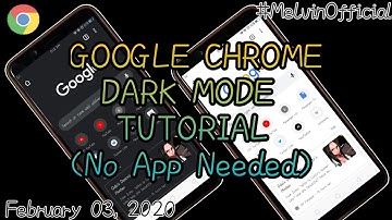 GOOGLE CHROME DARK MODE - HOW TO ENABLE DARK MODE ON GOOGLE CHROME 2020