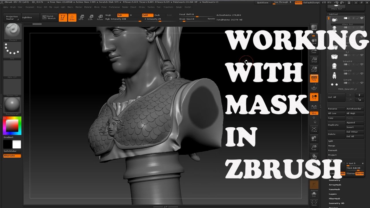 adding to exsisting zbrush file using subtool master