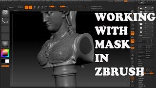 EASY ZBRUSH - ADDING NEW SUBTOOL OBJECT/ WORKING WITH MASK