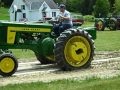 John Deere 620 12,000 lbs light on front end stoneboat pull