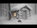 EXTREME Winter SNOW STORM -45° Worst Snow Storm I've Seen - Trapped at my Off Grid Cabin
