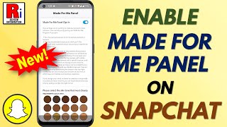 How to Enable Made For Me Panel on Snapchat (New Update) screenshot 3