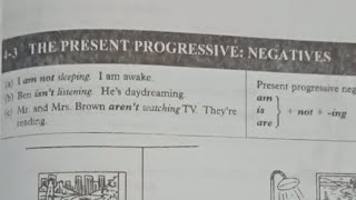 Belajar Bahasa Inggris Lagi Yuk ( The Present Progressive : Negatives )