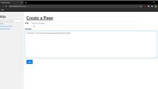 Wikipedia like website built using Django