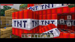 My First TNT Experiment in Minecraft Survival! | Part 1 || mineverse👾 #minecraft 
