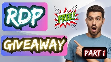 RDP Giveaway !!! Part 1 | Free rdp @Techverz