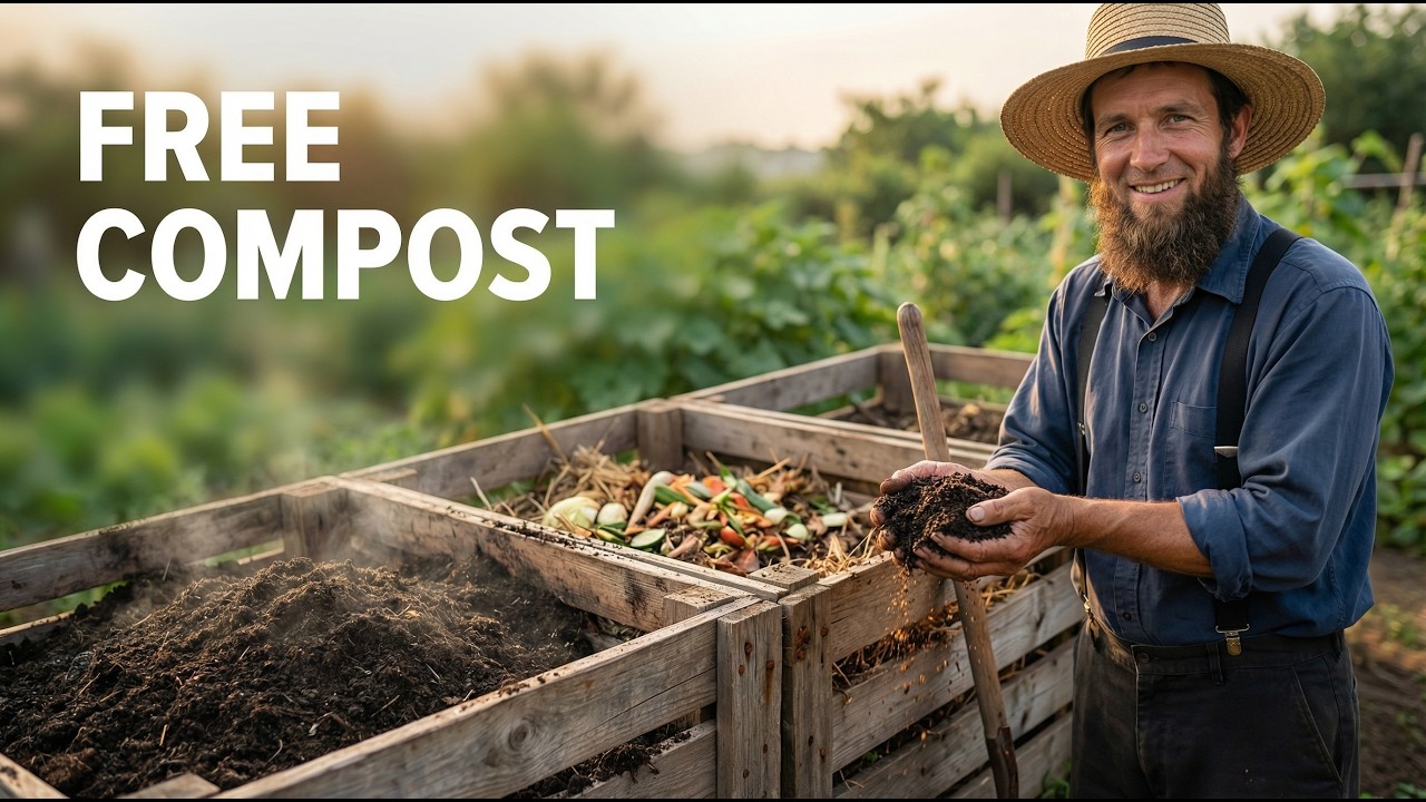 STOP Buying Compost: The Amish Make Theirs FREE With This Simple Trick