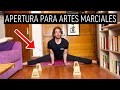 Rutina de Flexibilidad 🕒 50 min. todos los días (apertura de piernas, split, espalda…)