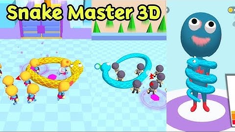 Snake Master 3D All Levels Gameplay Android/iOS (Level 1-10)