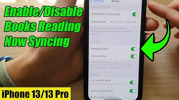 iPhone 13/13 Pro: How to Enable/Disable Books Reading Now Syncing