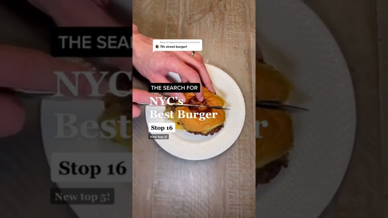 Stop 16: 7th Street Burger. The Search for NYC’s Best Burger. Dish: Cheeseburger