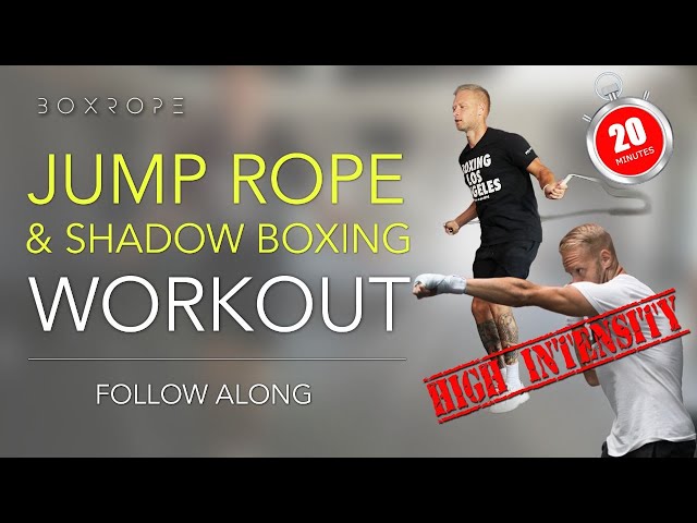 Follow along 20 minute shadow boxing workout 