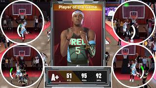 NEAR PERFECT 51 POINTS in RANDOM REC on 6'9 JOSH SMITH TYPE BUILD GAMEPLAY! Insane NBA 2K26 Build