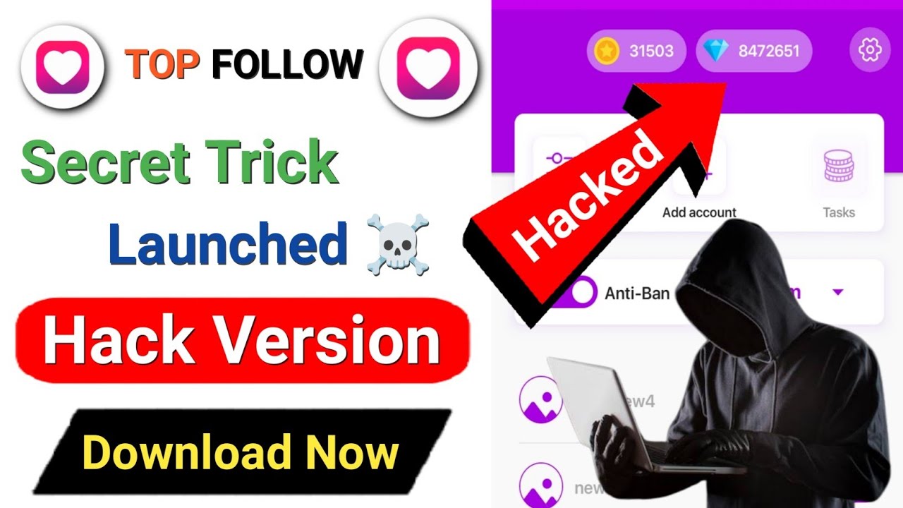 Top follow app unlimited coins 2026 😲 | Top follow hack version apk download | top follow hack coins