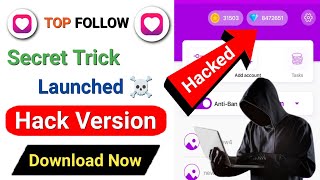 Top follow app unlimited coins 2026 😲 | Top follow hack version apk download | top follow hack coins screenshot 4